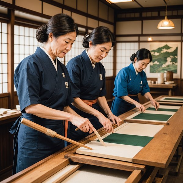 Quelles croisières permettent de découvrir les techniques de fabrication de papier washi au Japon?